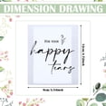 thumbnail image 2 of Paquetes de pañuelos Easy Happy Tears para bodas, de 3 capas, para invitados, tamaño viaje, papel fa, 2 of 7