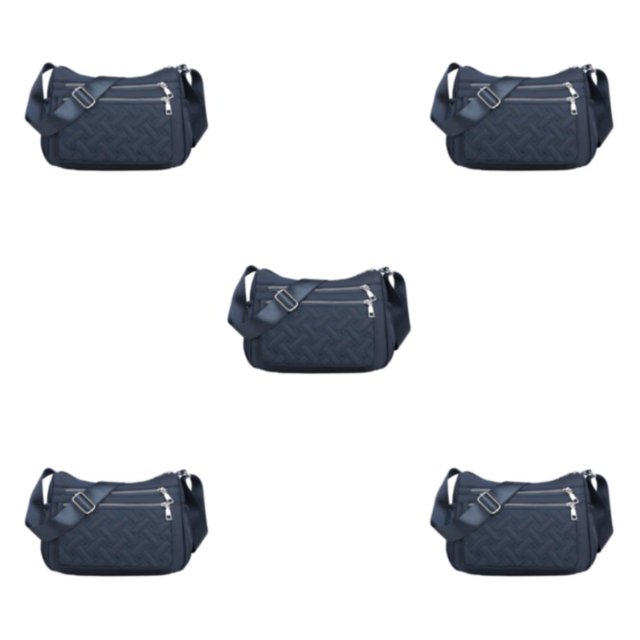 Guardoinrt Multipurpose Premium Crossbody Bag With Large Capacity Polyester Messenger Bag Multiple Occations Gift Premiun Saphirblau 5Set
