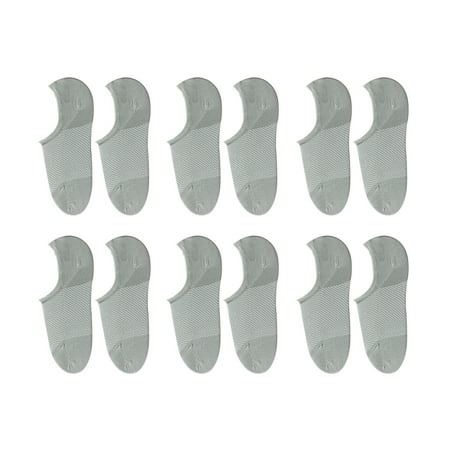 

AerDream 6 Pairs Men Women Bamboo Fiber Loafer Boat Socks Liner Low Cut No Show Socks