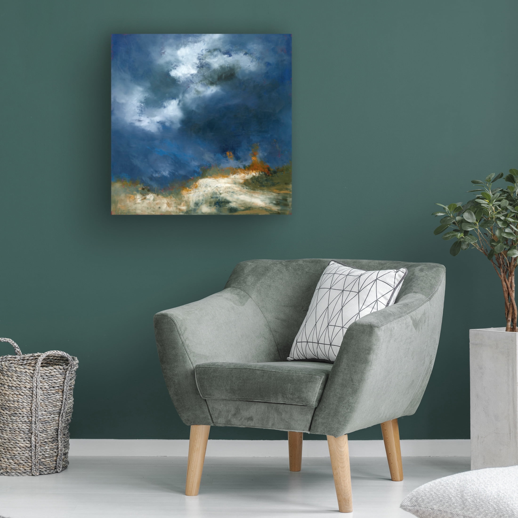 Canvas Wall Art - Patrick Dennis 'Soft Rise' Wall Art for Living Room, Bedroom, or Office Décor by Trademark Fine Art - 24 x 24 Inches