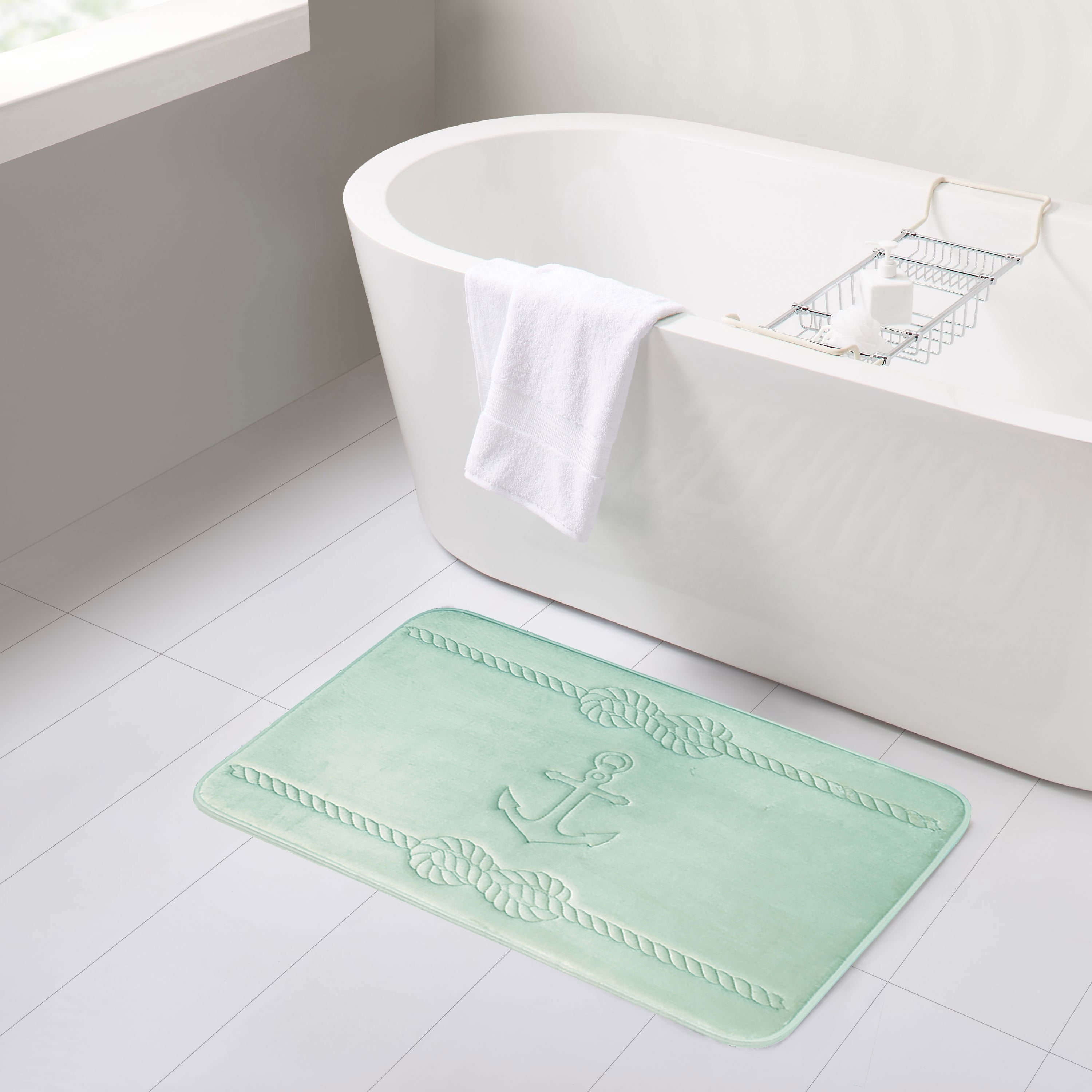 Non Slip Memory Foam Bathmat - Bathroom Rugs - Large Bathroom Mat – Fresh  Frenzy