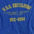 thumbnail image 2 of Star Trek T-Shirt Excelsior Athletic Unisex Graphic Tee for Men & Women, 2 of 7