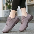 thumbnail image 2 of Espadrilles à Enfiler pour Femmes Chaussures de Sport Chaussures de Course Gym Intérieur Route Course Loisirs Marche Chaussures de Course pour Femmes Rose 44, 2 of 9