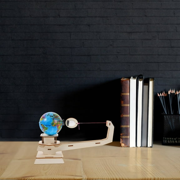 OUNONA 2Sets Wooden Gravity Science Kit Stem Puzzle with Model for Science