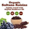 thumbnail image 4 of Organic Sultana Raisins, 20 Pounds — Non-GMO, Raw, Vegan — by Food to Live, 4 of 7
