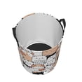 thumbnail image 3 of XMXY Round Laundry Basket Organizer, Cartoon Cute Animals Dogs Waterproof Collapsible Dirty Clothes Basket Laundry Hamper, Small Size, 3 of 8