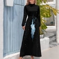 thumbnail image 4 of Vestido largo Star Fissure vestido de verano para mujer 2024 vestido de noche mujer, 4 of 5