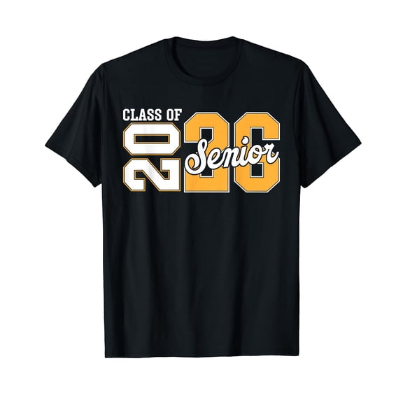2026 Senior 26 Class of 2026 Graduation Year Last First Day T-Shirt