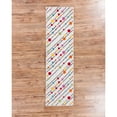 thumbnail image 3 of Well Woven Star Bright Dandy Dots and Stripes Kids Area Rug, 3 of 7