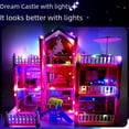 thumbnail image 3 of Magical Princess Castle Villa: 472-Piece DIY Building Set for Girls with Light-Up Feature, Interactive Pretend Play, Educational & Safe Plastic/Rubber Material, Ideal Birthday Gift for Kids Under 6 -, 3 of 5