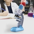 thumbnail image 1 of Kits de vástago educativos para microscopio para niños, 1200x, para niños y niñas de años, regalos navideños Azul 17 Uds., 1 of 8