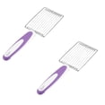 thumbnail image 1 of Oleegame 2PC Stainless Steel Luncheon Meat Cutter Ham Fruit Tomato Cheese Kitchen Soft Food Cutting Tool Luncheon Meat Cutter Kitchen Food Cutter Purple, 1 of 4