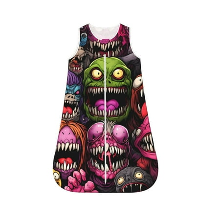 

Rocae Monstrous Cartoon Characters for Baby Unisex Sleeping Bag Sack Blanket baby sleep sack Wearable Blanket for Newborns Boys Girls-Small