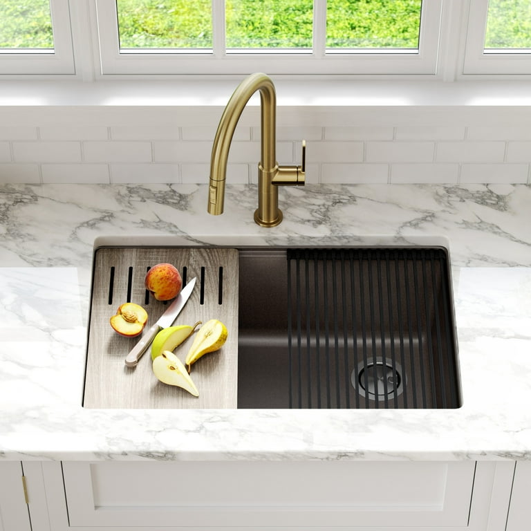 Kraus Bellucci 30 Undermount Granite Composite Kitchen Sink, 47 OFF