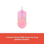 RadioShack Mistic RGB Gaming Combo – Keyboard (105 Keys), Backlit Mouse (6400 DPI), Headphones with Microphone