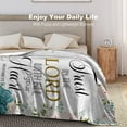thumbnail image 5 of Christian Gifts for Women Inspirational Religious Blanket Bible Verse Scripture Prayer Throw Blanket Soft Flannel Healing Blanket 50"X40", 5 of 5
