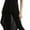 Black, variant on Women's Contemporary High-Low Longline Short Sleeve Tee