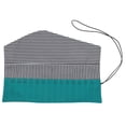 thumbnail image 2 of Rolling Crochet Hook Organizer Case Portable Oxford Cloth Storage Bag for Knitting  with Buckle Closure Convenient to Use, 2 of 8