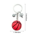 thumbnail image 2 of Yonrjhukm Ball Sports Keychains, Soccer, Basketball, Volleyball Pendants for Crossbody Bags & Backpacks, Ideal Gifts for Sports Enthusiasts & Events, 2 of 6