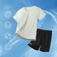 thumbnail image 2 of UAYOTSE Boys Activewear Outfit Sets, 2 Piece Quick-dry Summer Football Boys' Clothing Sets,Sizes 11-12 Years, 2 of 4