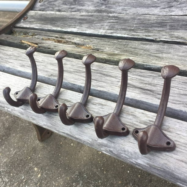 Vintage Style Cast Iron Wall Coat Hooks Hat Hook Hall Tree 3 4 Coffee Com Vintage Style Cast Iron Wall Coat Hooks, Cast Iron Wall Coat Hooks