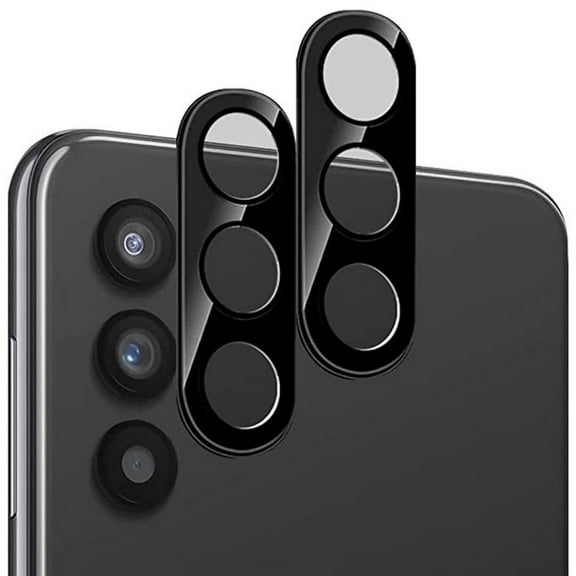 2-Pack HD Tempered Glass Camera Lens Protector for Samsung Galaxy A14 5G - Black