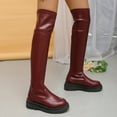 thumbnail image 3 of Dakaela Thigh High Boots for Women Platform Over The Knee Long Boot Ladies Stretch Winter Dress Shoes, 3 of 9