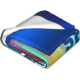 thumbnail image 4 of Oklahoma City University Logo Blanket, Flannel Blankets Light Plush Bed Blanket, Suitable for Bed Sofa & Gift for Family, 4 of 6