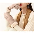 thumbnail image 3 of Guantes y manoplas de invierno para mujer + Guantes para clima frío$Guantes cálidos de invierno para mujer, guantes resistentes al viento con forro polar$Guantes de invierno para mujerGuantes de, 3 of 5