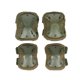 thumbnail image 1 of Eigraketly Rodillera para acampar al aire libre, rodillera con correas ajustables, coderas antideslizantes, rodillera protectora, equipo de seguridad para Verde Eigraketly OD027064-02, 1 of 6