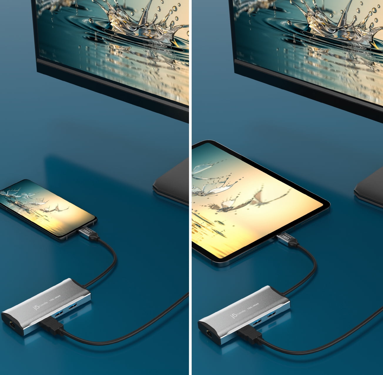 j5create 4K60 Elite USB-C 10Gbps Travel Dock, JCD392