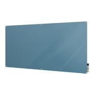 Ghent HMYRN46DM Harmony Glass Whiteboard with Radius Corners, 4 x 6 ft. - Denim