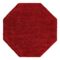 thumbnail image 2 of Unique Loom Everyday Shag Collection Area Rug - Solid (6' Octagon Cherry Red), 2 of 5