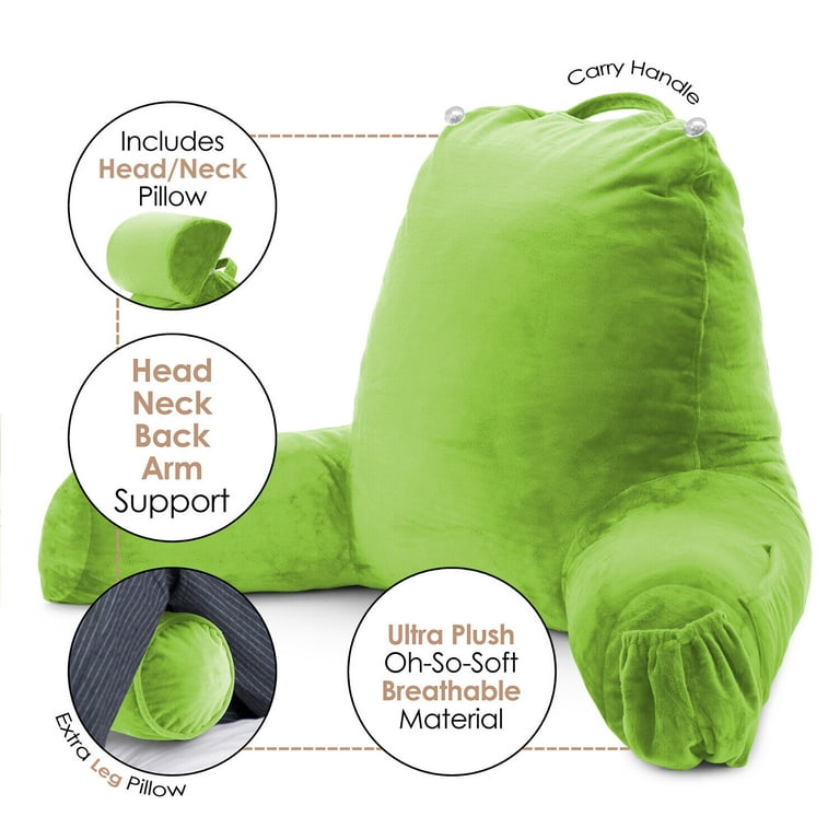 ZTGL Reading Pillows, Comfortable Back Support Cushion Chair Back Cushion  Back Rest Pillow, for Indoor Outdoor Bed Sofa Chair Pillow Desk Car