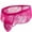 c01Pink, variant on LNWUY Men's Underwear Panties Low Rise Lace Half Hem Thong T Pants Breathable Comfort Trendy Underwear Pink Free Size