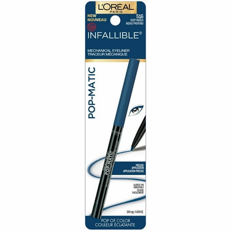L'Oreal Paris Mechanical Eyeliner Infallible Pop-Matic 516 Deep Indigo