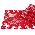thumbnail image 2 of Snowman with White Snowflake Trees Placemats (set of 4) (11" x 20"), 2 of 5
