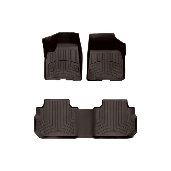 WeatherTech FloorLiner HP Custom Fit Floor Mats compatible with Blazer, Acadia - 1st & 2nd Row, Cocoa