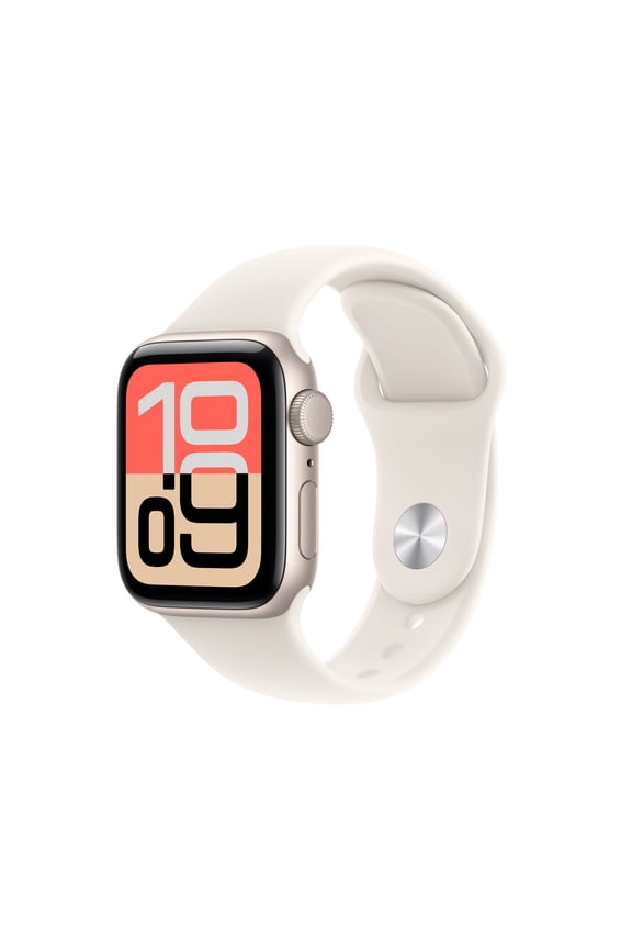 Open Box Apple Watch SE 3 40mm Starlight Aluminum - Starlight Sport Band MEH34LW/A