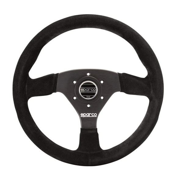 Sparco 015R383PSN Suede Steering Wheel