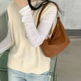 thumbnail image 6 of FENOHREFE Trendy Women's Shoulder Bag PU Leather Armpit Bags Travel Handbag Casual Bucket Purse for Commuting or Shopping, 6 of 8