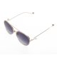 thumbnail image 2 of Gafas de sol retro simples Hombres Mujeres Marco de metal Gafas de sol de protección UV para viajes, 2 of 8