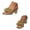 Gold, variant on Women's Heeled Sandals Rhinestones Kitten Heels Mules Square Open Toe Slip on Dress Shoes