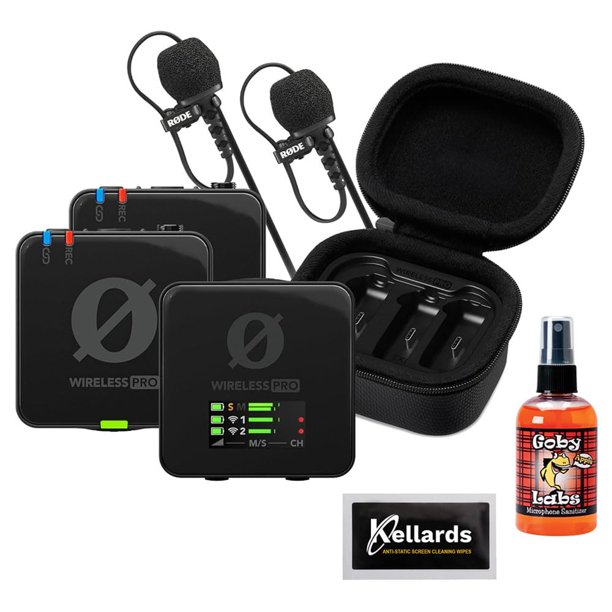 Sistema de Micrófono Inalámbrico Rode Wireless PRO Kit para 2 Personas