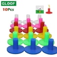 thumbnail image 2 of 10Pcs/Lot Rubber Golf Tees Golf Tee Holder-Golf Tee Ball Stud Golf Mat Training Tools Golfer Accessories WHITE, 2 of 6