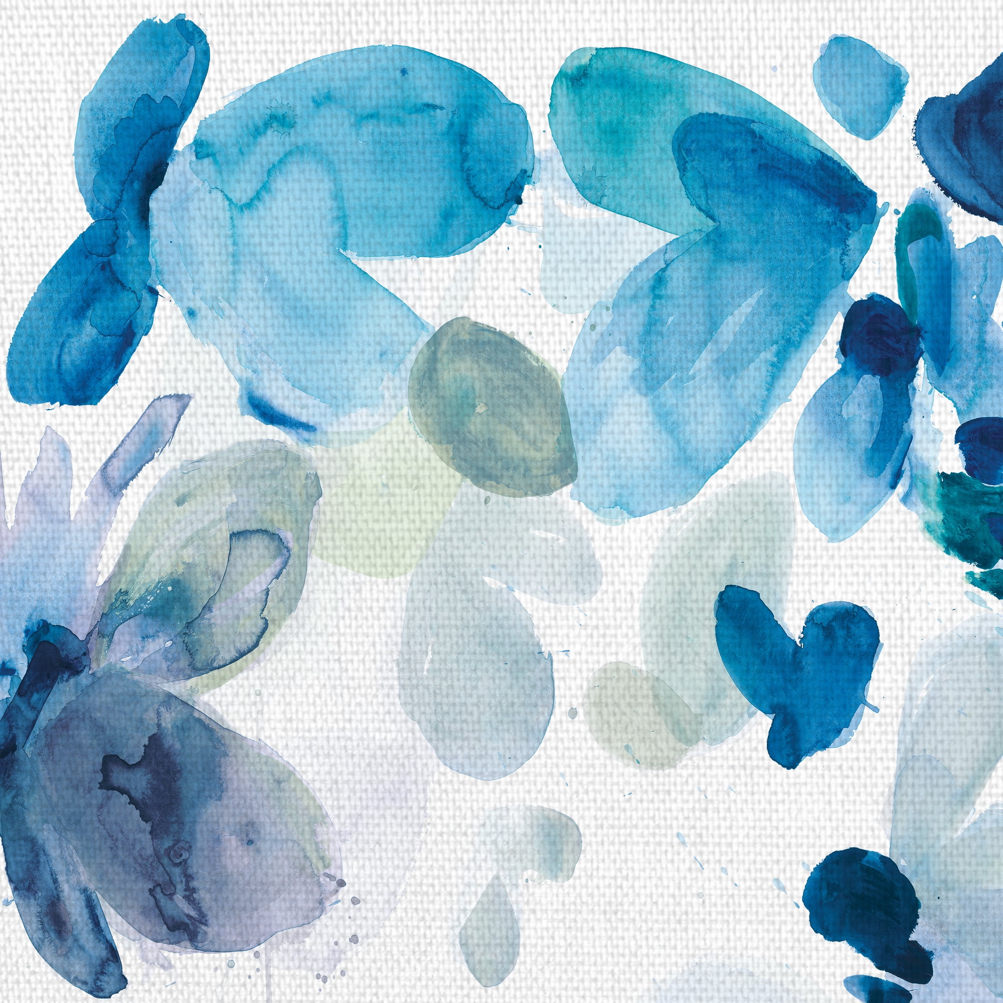 Masterpiece Art Gallery Butterfly Dance In Blue C By Allyson Fukushima Canvas Art Print 24" x 36"
