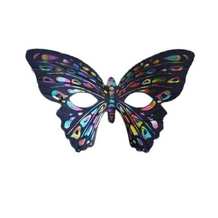 Rainbow Butterfly Party Mask