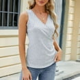 thumbnail image 2 of Sngxgn Womens Tank Top Camisoles with Cotton Design - Trimmed with Flower Lace on Neckline(Grey,XXL), 2 of 6