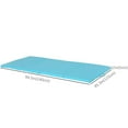 thumbnail image 4 of Soozier PU Exercise Gym Mat Stretching Yoga Sport Tumbling Pad Light Blue, 4 of 9