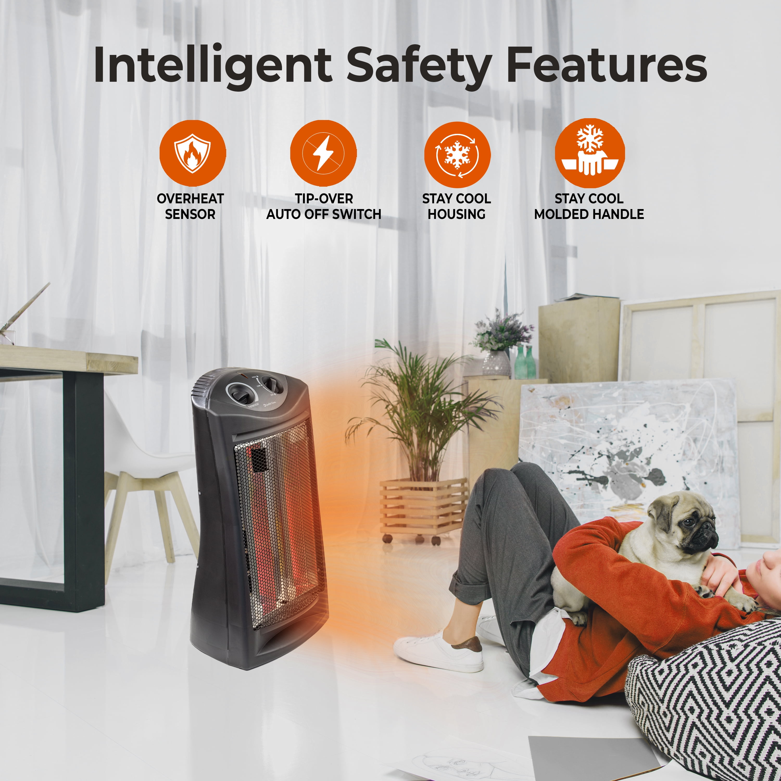 Oil Filled Radiator Safest Bedroom Heater Radiant Heater Safest